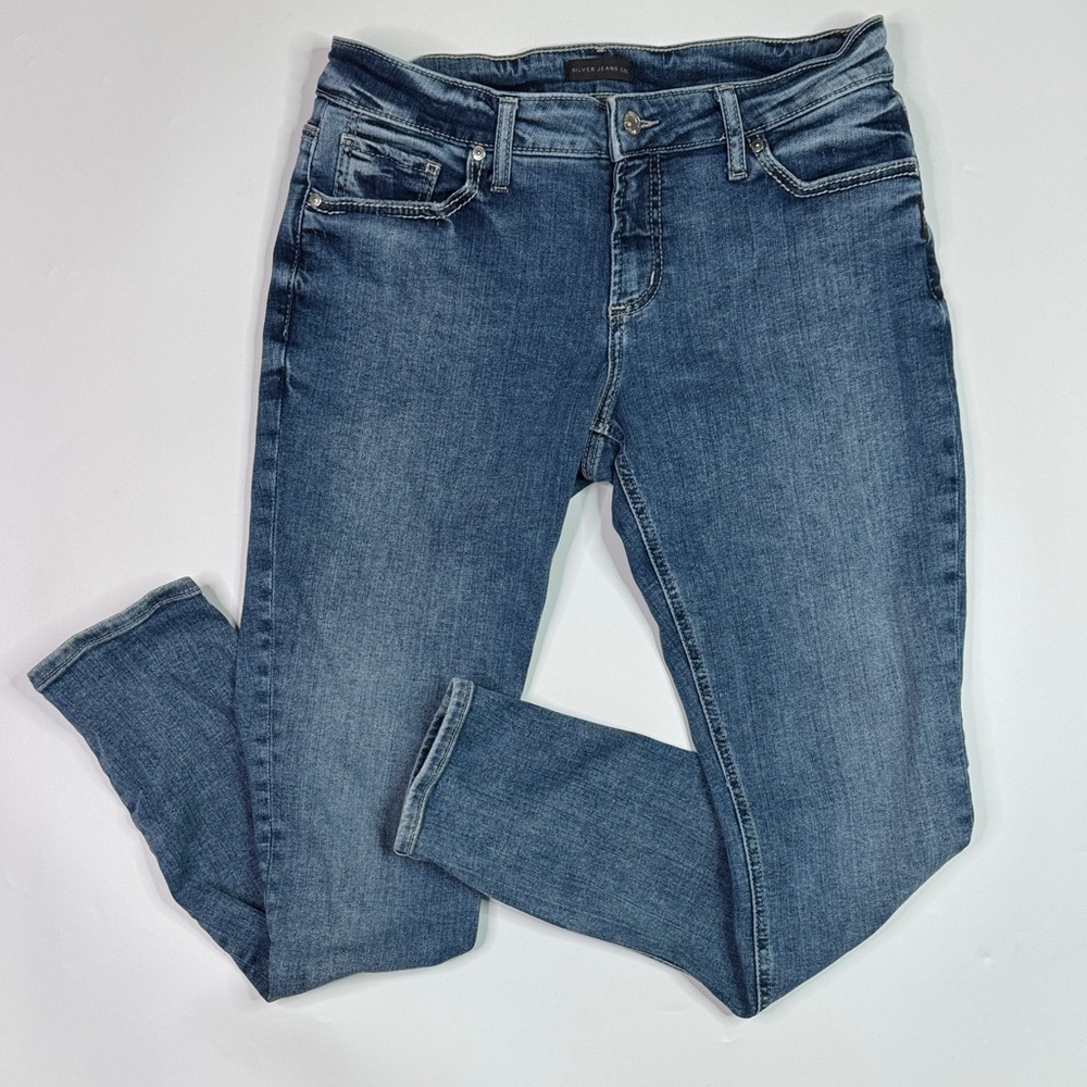 Silver Jeans Girlfriend Skinny Jeans Size 30x29